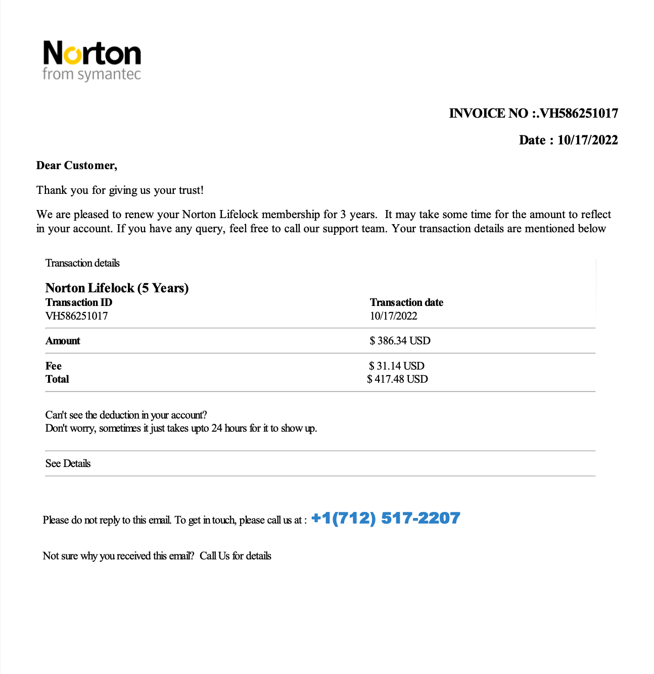 Fraude – Norton